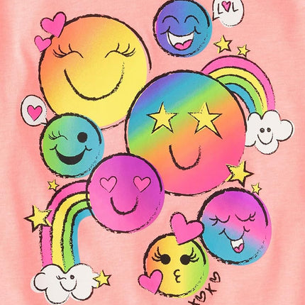 The Children's Place Boys' Gamer Short Sleeve Graphic T-Shirts,multipacks, Believe/Dreamer/Happy Icons, X-Large