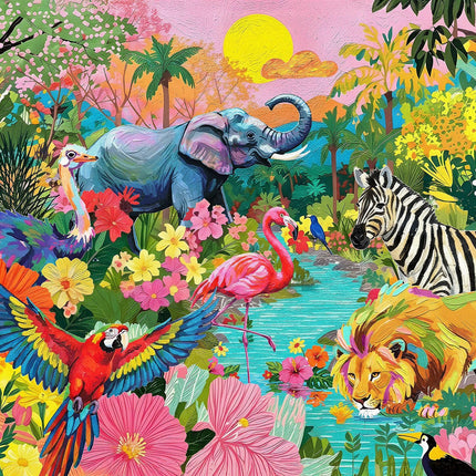 Springbok Tropical Jungle 1000 Piece Jigsaw Puzzle