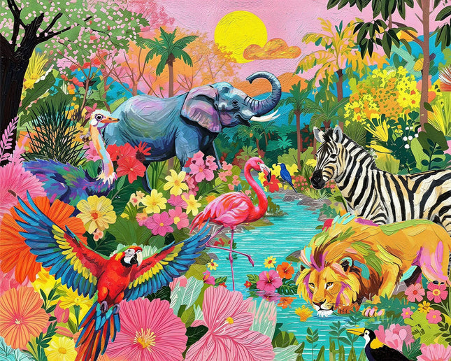 Springbok Tropical Jungle 1000 Piece Jigsaw Puzzle