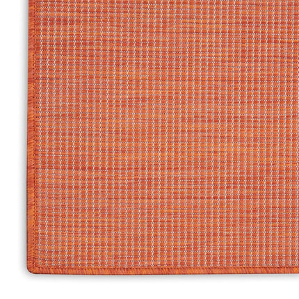 Nourison Positano 3' x 5' Terracotta Fabric Modern Area Rug (3' x 5')
