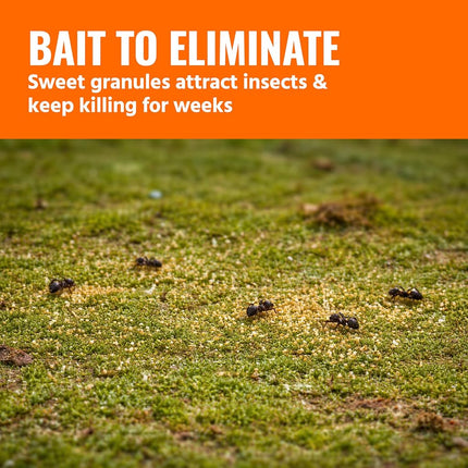 TERRO T2600 Perimeter Ant Bait Plus - Outdoor Ant Bait and Killer - Attracts and Kills Ants, Carpenter Ants, Roaches, Crickets, Earwigs, Silverfish, Slugs and Snails - 2 Pack, 4Lbs