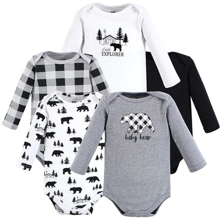 Hudson Baby body bébé à manches longues en coton pour petites filles, motif Hugasaurus, 12-18 mois