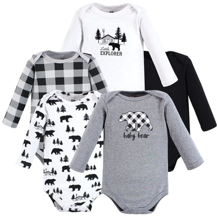 Hudson Baby unisex-baby Cotton Long-sleeve Bodysui