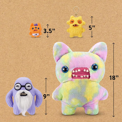Fuggler Old Fogies 9-Inch Plush Toy (Mr Needles) by ZURU – Funny Ugly Monster Stuffed Animal with Human-Like Teeth, Collectible Plush for Kids, Tweens, Teens, Adults & Weird Toy Lovers