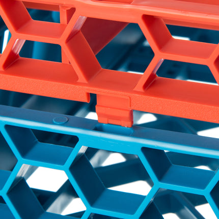 Carlisle FoodService Products CFS RE36C24 OptiClean 36 Compartment Divided Glass Rack Extender, 1.78", Orange