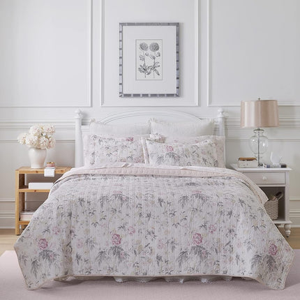 Laura Ashley 100% Cotton, Reversible, Lightweight 