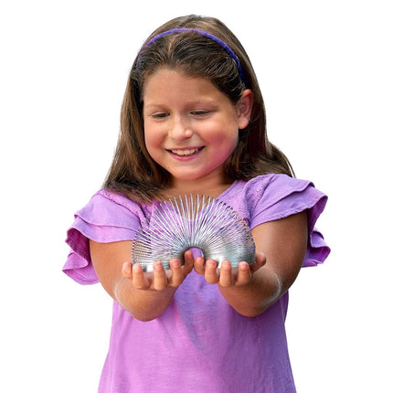 The Original Slinky Walking Spring Toy, 3-Pack Metal Slinkys