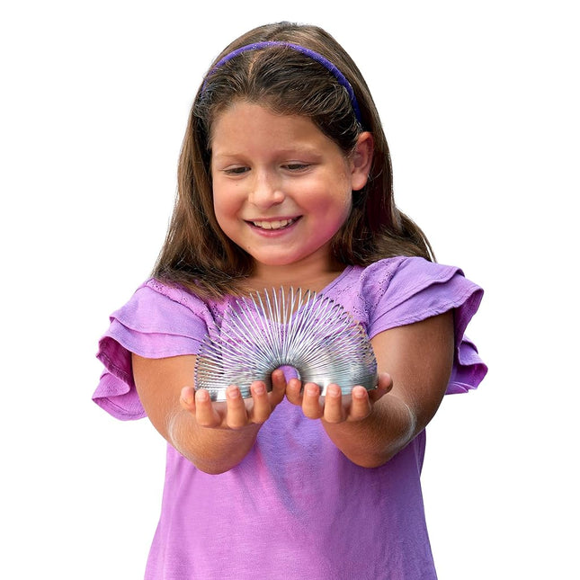 The Original Slinky Walking Spring Toy, 3-Pack Metal Slinkys