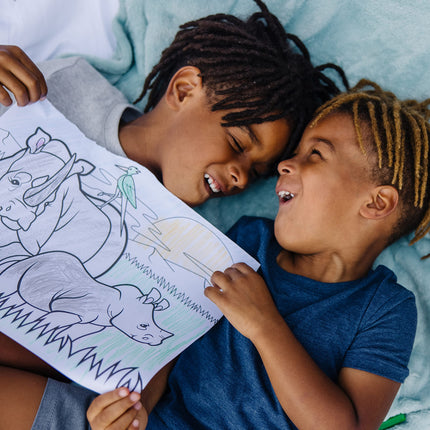 Melissa & Doug Jumbo Coloring Pad (11 x 14 pulgadas) - Animales, 50 dibujos