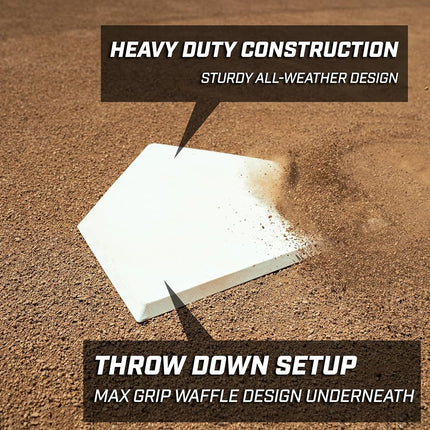 GoSports Baseball & Softball 4 Piece Premium Base Set - Heavy-Duty for Athletes