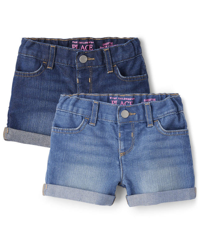 The Children's Place Baby Toddler Girls Denim Shor