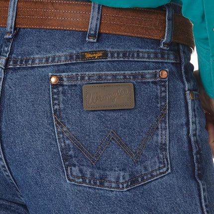 Wrangler Men's Cowboy Cut Slim Fit Jean Jeans, Stonewashed, 30W / 32L