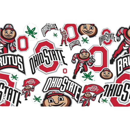 Vaso térmico aislante Tervis de doble pared, hecho en EE. UU., de los Buckeyes de Ohio State, mantiene las bebidas frías y calientes, 473 ml, diseño integral