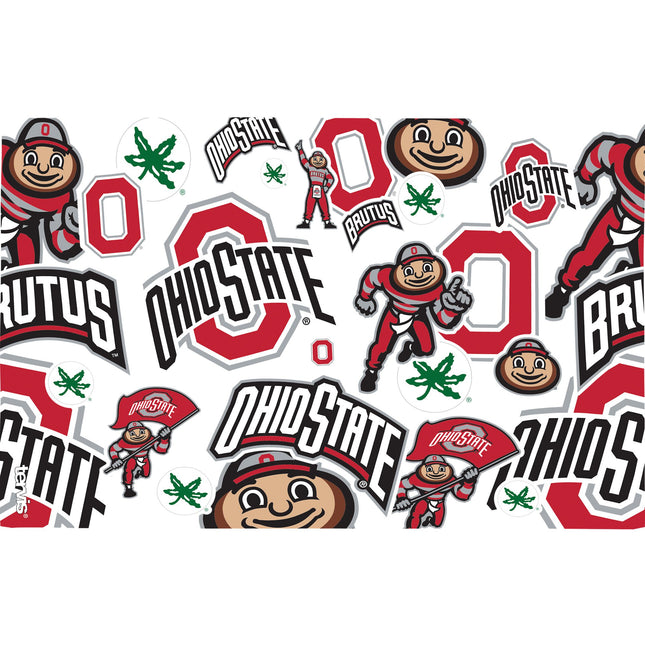 Tervis Made in USA Double Walled Ohio State Buckeyes Insulated Tumbler Cup Keeps Drinks Cold & Hot, 16oz, All Over