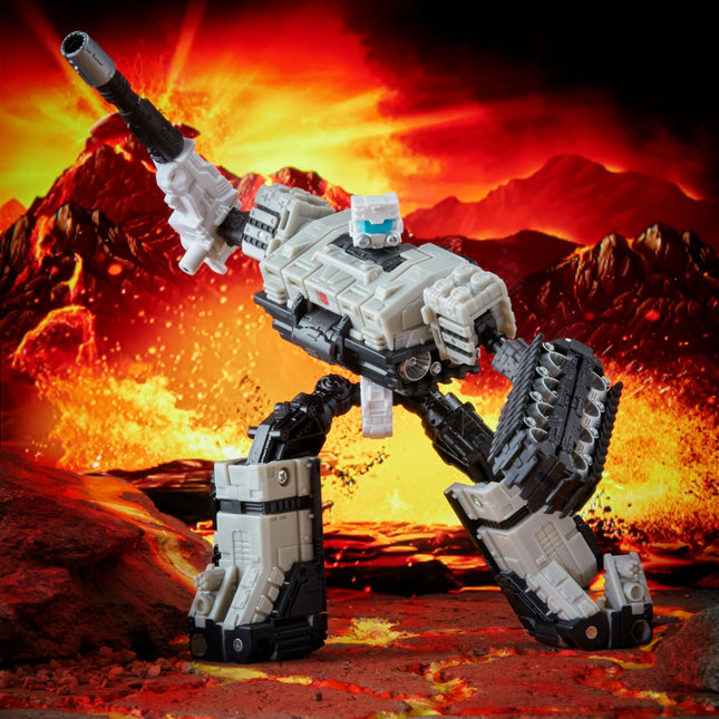 Transformers Toy Generations War for Cybertron: Kingdom Deluxe WFC-K33 Autobot Slammer Figure - Ages 8+ 14cm