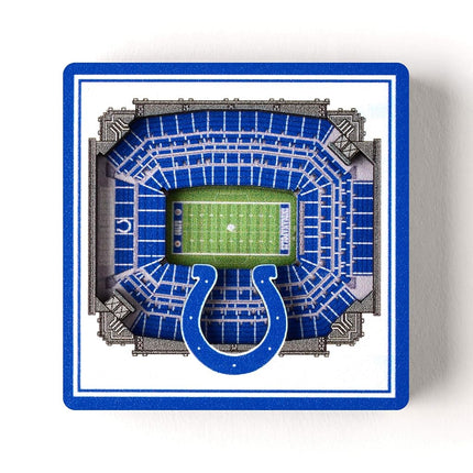 YouTheFan NFL Indianapolis Colts 3D StadiumView Magnets - Lucas Oil Stadium