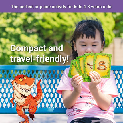 Ravensburger Dinosaur Island Eye Found It! Card Game - Fun Dinosaur Spot It Game for Kids & Families - Promotes Focus and Memory - Ages 4+