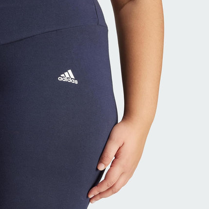 adidas Women's Essentials High-Waisted Logo Leggings, Legend Ink/White, XS
