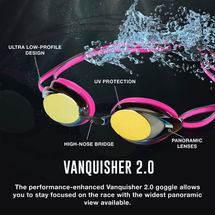 Gafas de natación Speedo Mirrored Vanquisher 2.0 para mujer