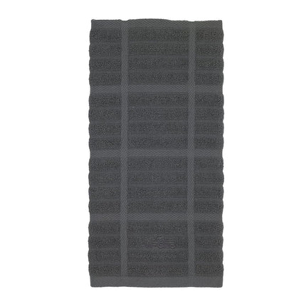 All-Clad Kitchen Towel, Cotton, Pewter, Solid-1 Pa