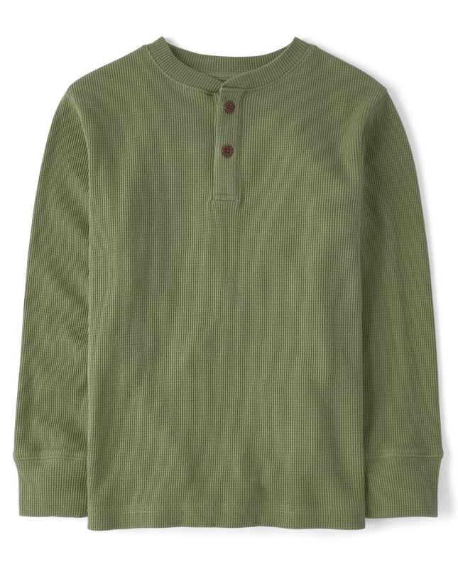 The Children's Place Boys' Long Sleeve Thermal Hen