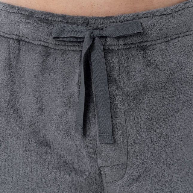 Izod Men's Soft Fleece Pyjama Bottoms, Gray, XXXL