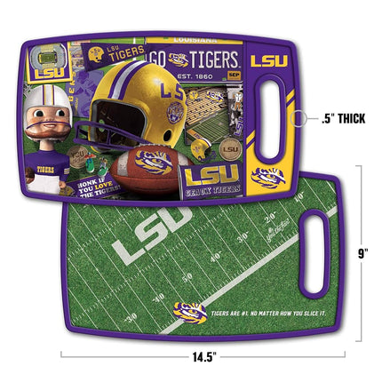 YouTheFan NCAA LSU Tigers Retro Series Cutting Board