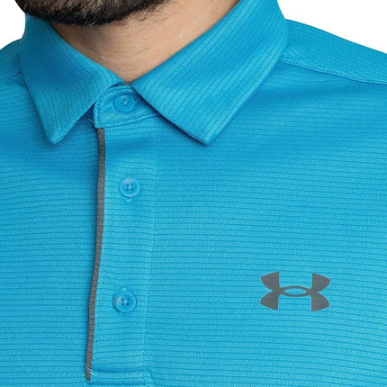 Under Armour Mens Tech Polo Shirt Blue M