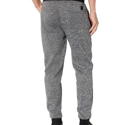Southpole Men's Basic Fleece Jogger Pant Sweatpants, New Marled Black, Large