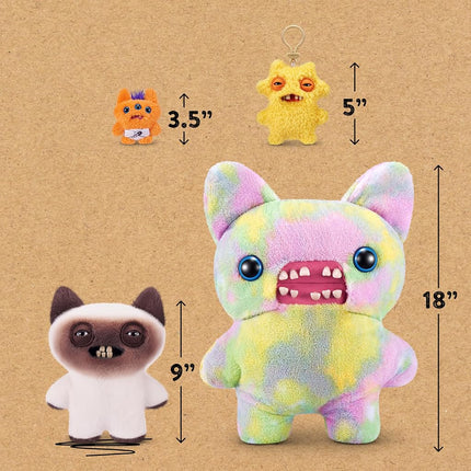 Fuggler Alley Cats 22 cm Plush Toy (Yawper) by ZURU - Funny Ugly Monster Cuddly Toy with Human-Like Teeth, Collectable for Children, Twens, Adults & Cat Lovers