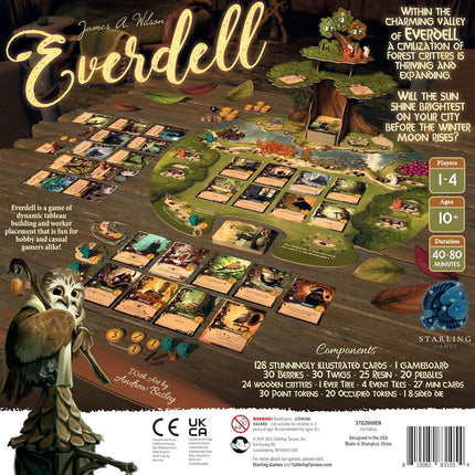 Starling Games Everdell 3rd Edition Board Game - 4 Players, Ages 8+