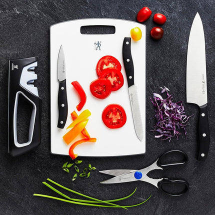 HENCKELS International Cutting Board, 8.5-inch x 12-inch, White