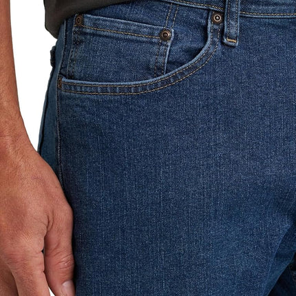 Wrangler Men's Regular Fit Comfort Flex Waist Jean, Blue, 38W x 30L