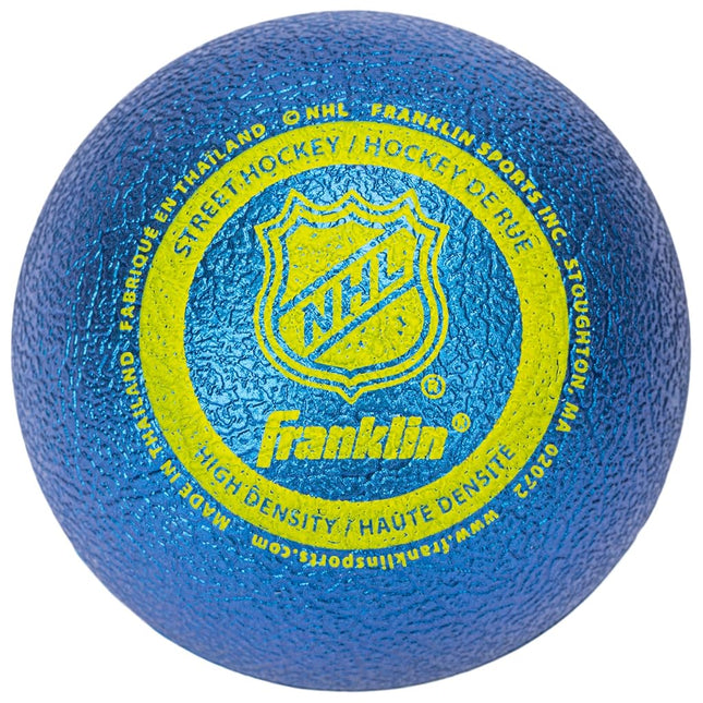 Franklin Sports NHL Street Hockey Balls - Griptac No Bounce Outdoor Street + Roller Hockey Balls - Official Size Adult + Youth Hockey Balls - 3 Pack - Assorted Colors