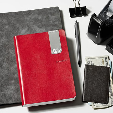 Zequenz Signature Series A6 Small with Red Cover and Ruled Premium Paper