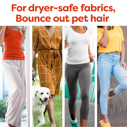 Bounce Pet Hair and Lint Guard Mega Fabric Softener Dryer Sheets with 3X Pet Hair Fighters, Fresh Scent, 180 Count
