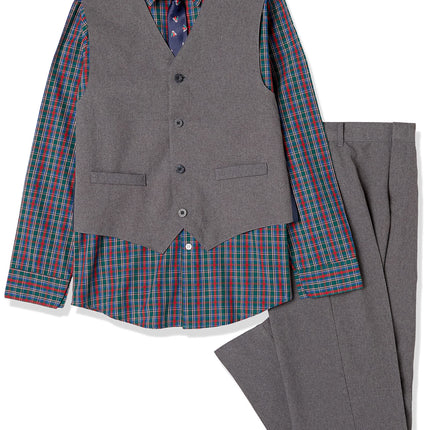 IZOD Boys' 4-Piece Set with Collared Dress Shirt, 