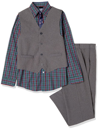 IZOD Boys' 4-Piece Set with Collared Dress Shirt, 