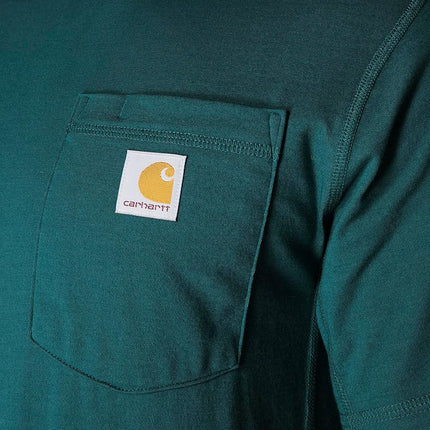 Carhartt Men's Irvine Relaxed Garment Dyed T-Shirt, Greenstone, XXXL Tall