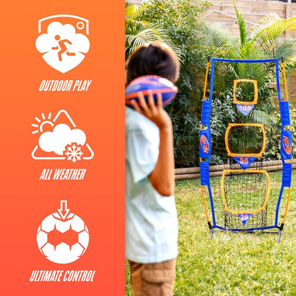 Nerf Pro Pass Football Target - Large 5 FT x 2 FT Target - Improve Any Young Quarterbacks Accuracy