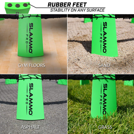 Juego GoSports SLAMMO PRO, set PRO nuevo y mejorado con 3 pelotas PRO, bomba e estuche de transporte
