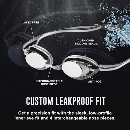 Speedo Unisex-Youth Swim Goggles Vanquisher 2.0 Junior