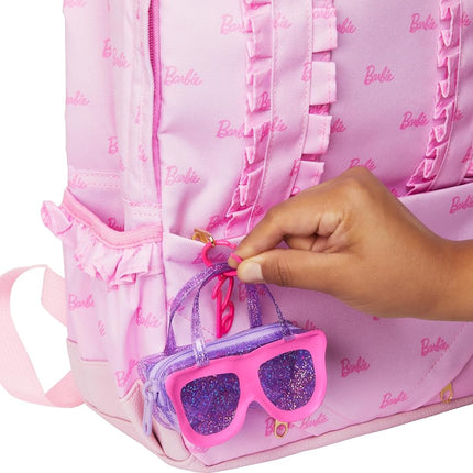 Mattel Barbie HRH50 Fashion Set - Summer Outfit with Dress & Sunglasses Bag - 5 Accessories - For Barbie Dolls - Ages 3+