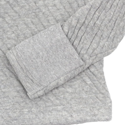 HonestBaby 3 Piece Kimono Set Organic Cotton Pants with Feet and Headband/Hat for Baby Girls Unisex, Light grey, 0 Months