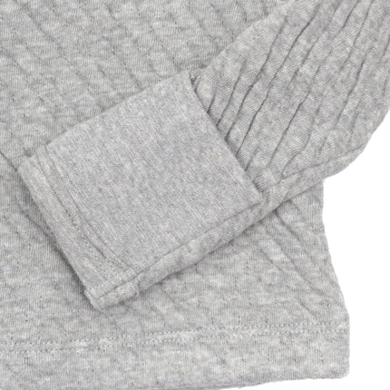 HonestBaby 3 Piece Kimono Set Organic Cotton Pants with Feet and Headband/Hat for Baby Girls Unisex, Light grey, 0 Months