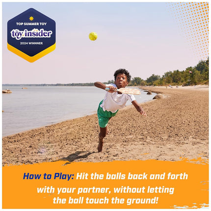 Swimways Hydro Paddle & Pickleball Set, Pickleball Paddles and Balls for Pool, Lake and Beach Games, Outdoor Toys for Kids and Adults Aged 5 & Up