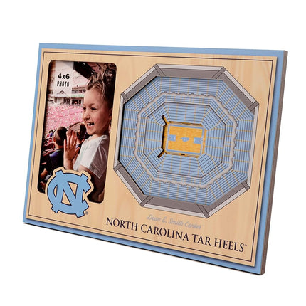 YouTheFan NCAA North Carolina Tar Heels 3D StadiumView Picture Frame - Dean E. Smith Center, 12" x 8"