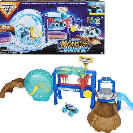 Monster Jam, Megalodon Monster Wash, Includes Colo