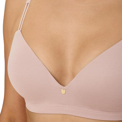 Maidenform Women's, Everyday Luxe T-Shirt, Wireless Convertible Bra, Evening Blush, 38D