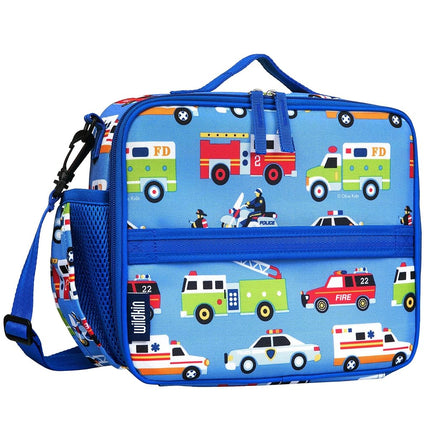 Wildkin Kids ECO rPET Insulated Lunch Box – Keeps Food Hot or Cold, Easy-Clean Lining, Mesh Pockets & BPA-Free – Boys & Girls, Ideal for School, Travel & Daycare – Heroes